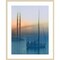 Sailboats on the Bay by Jerry Berry Wood Framed Wall Art Print 33 in. W x 41 in. H